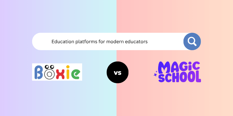 Compare Böxie vs MagicSchool - decorative banner image